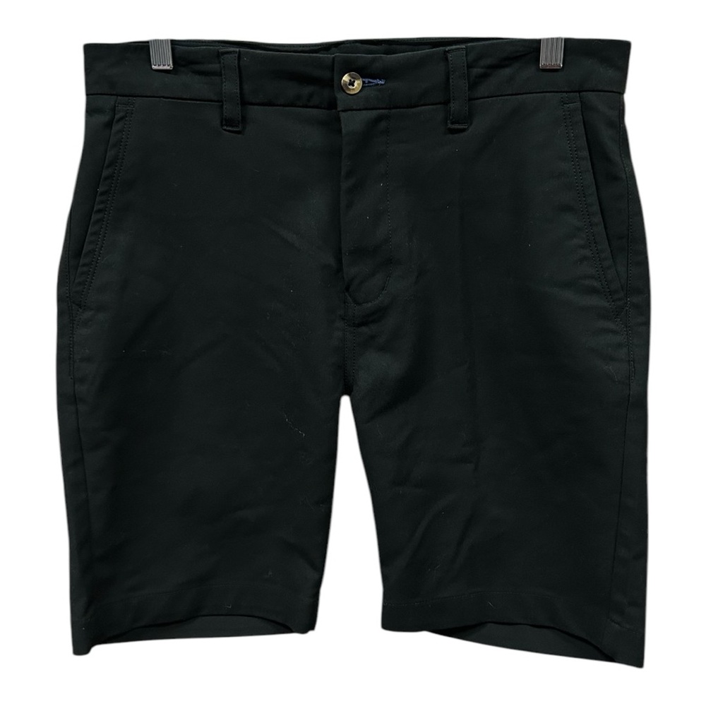 Woodies Men's Flat Front‎ Chino Black Shorts  Sz 32